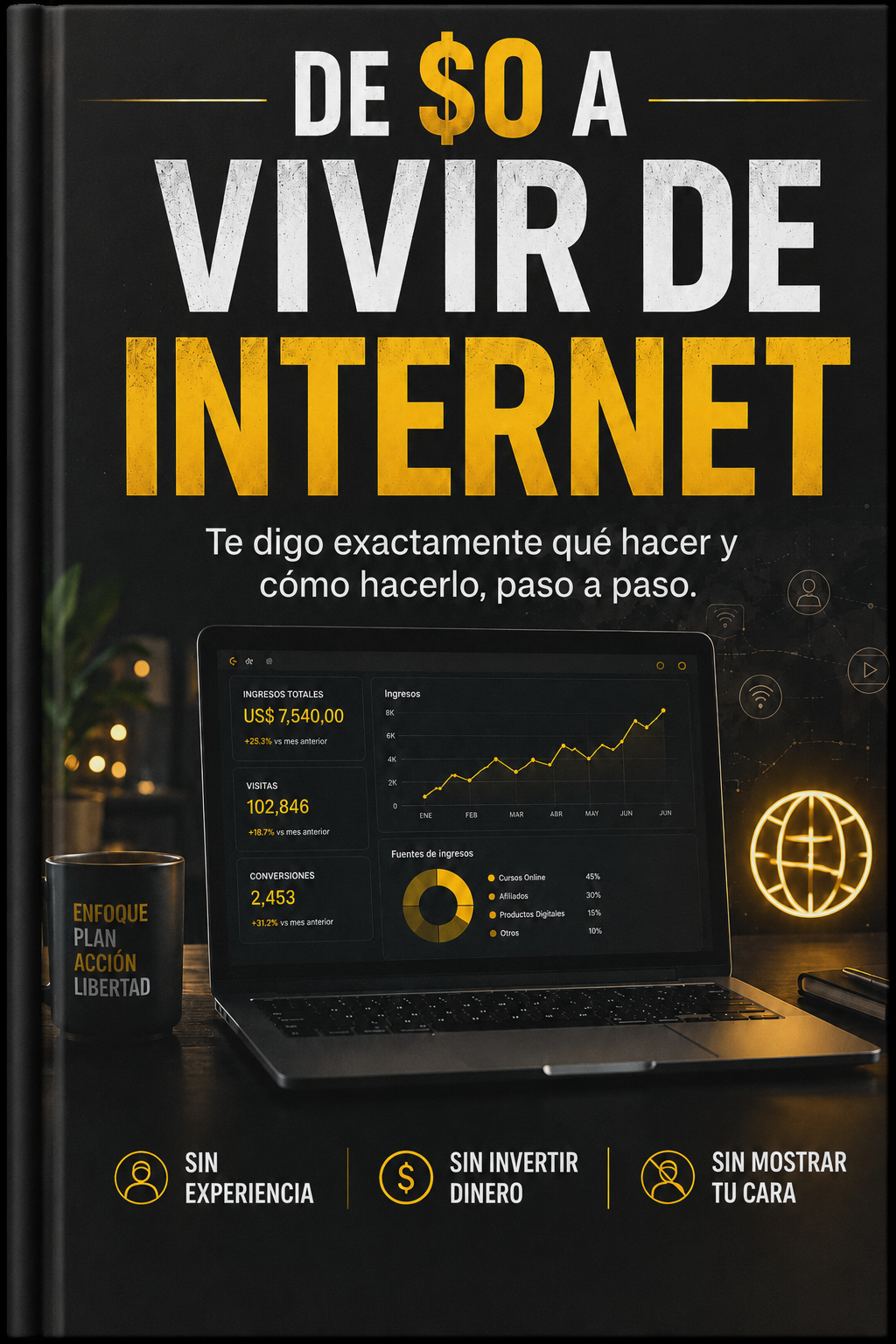 DE O$ A VIVIR DE INTERNET  + 5 bonos